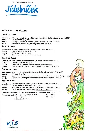 Aktuální jídelníček