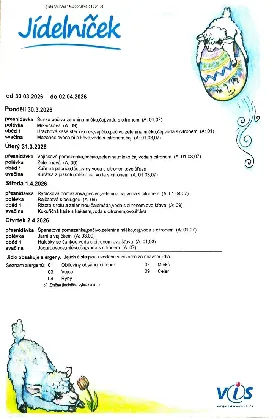 Aktuální jídelníček